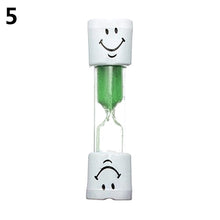 Load image into Gallery viewer, Children Kid Hourglass Toothbrush Timer 2 Minute Smiling Face For Time Cooking Game Brushing-Teeth Sands Timer Sandglass Decor