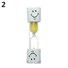 Load image into Gallery viewer, Children Kid Hourglass Toothbrush Timer 2 Minute Smiling Face For Time Cooking Game Brushing-Teeth Sands Timer Sandglass Decor