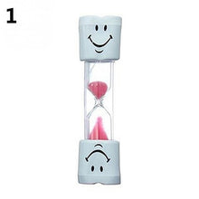 Load image into Gallery viewer, Children Kid Hourglass Toothbrush Timer 2 Minute Smiling Face For Time Cooking Game Brushing-Teeth Sands Timer Sandglass Decor
